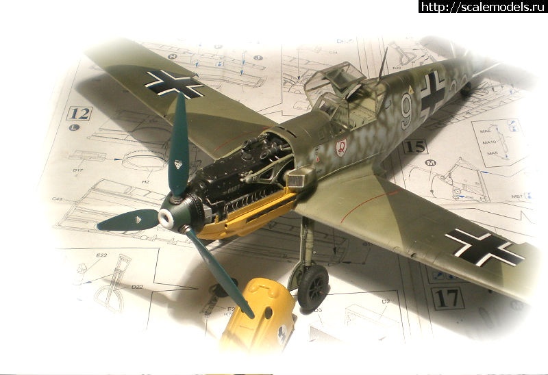 #1224398/ Cyber-Hobby 1/32 Bf109E-3(#9490) -   