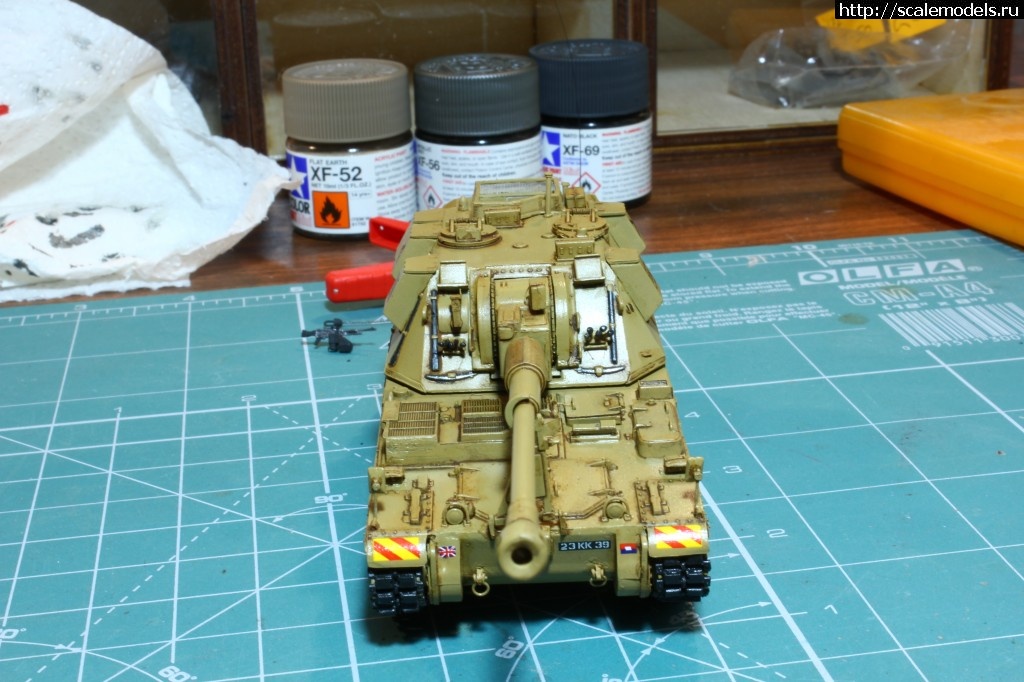 #1227914/ British AS-90 SPG Trumpeter 1/72 -    2 !  