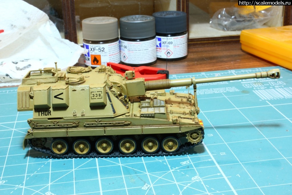 #1227914/ British AS-90 SPG Trumpeter 1/72 -    2 !  