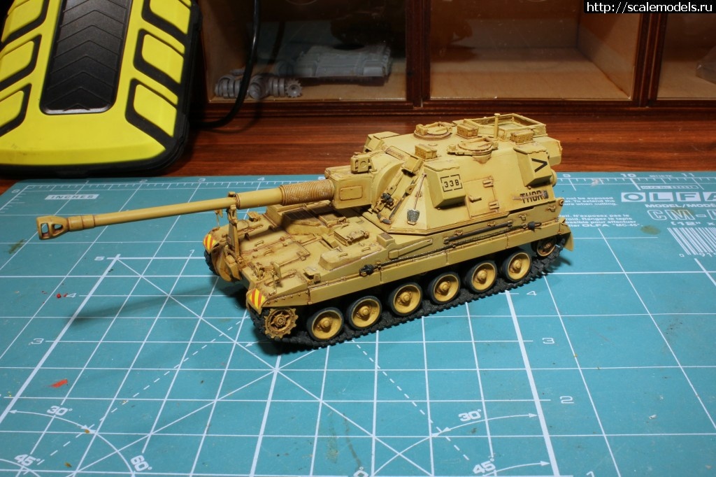 #1227914/ British AS-90 SPG Trumpeter 1/72 -    2 !  