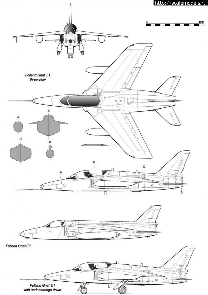 #1229575/ Folland Gnat.     