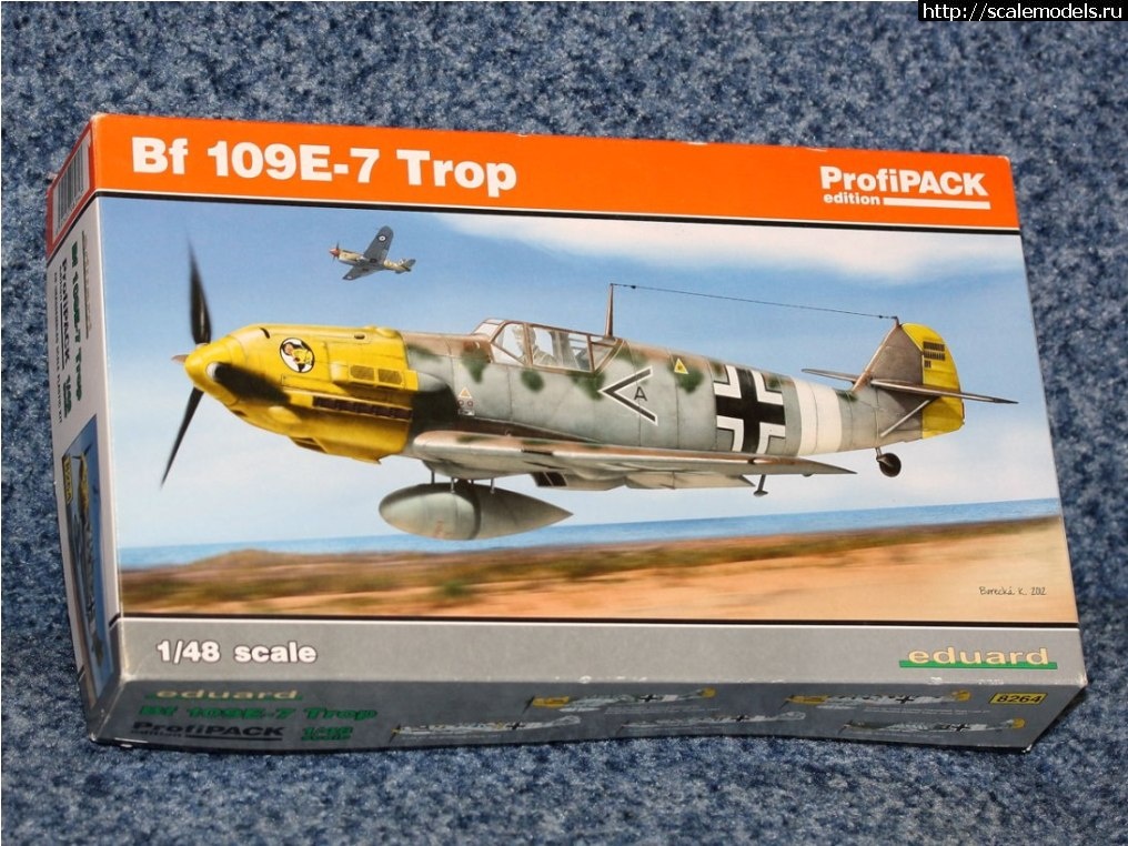 Bf. 109E-7 trop 1/48 Eduard -    
