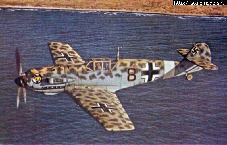 #1298411/ Bf. 109E-7 trop 1/48 Eduard -    
