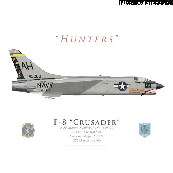 F-8E VF-162 Oriskany 66 .  