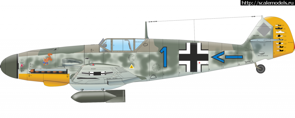 Bf 109 F-4 1/48    