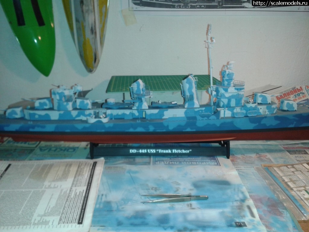 #1305955/ Revell 1/144 uss Fletcher destroyer  