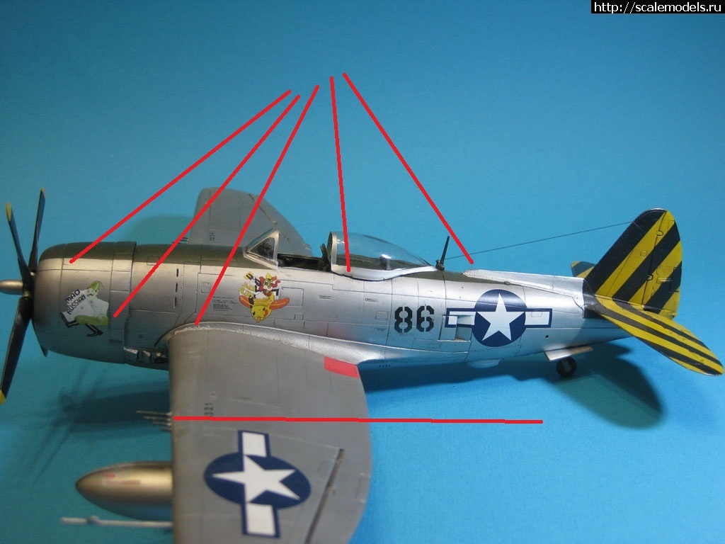 #1321489/ Revell 1/48 P-47N Thunderbolt MAD RU...(#10536) -   