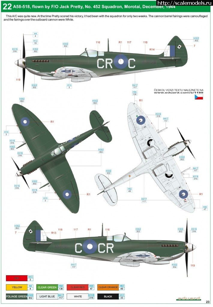 #1328663/ Eduard 1/48 Spitfire Mk. VIII RAAF -...(#10601) -   