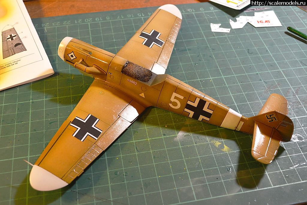     (Bf109F-4Z/Trop 1/48 ICM)  