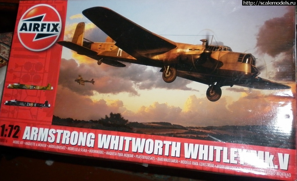 AIRFIX 1/72 Armstrong Withworth Whitley Mk V.    