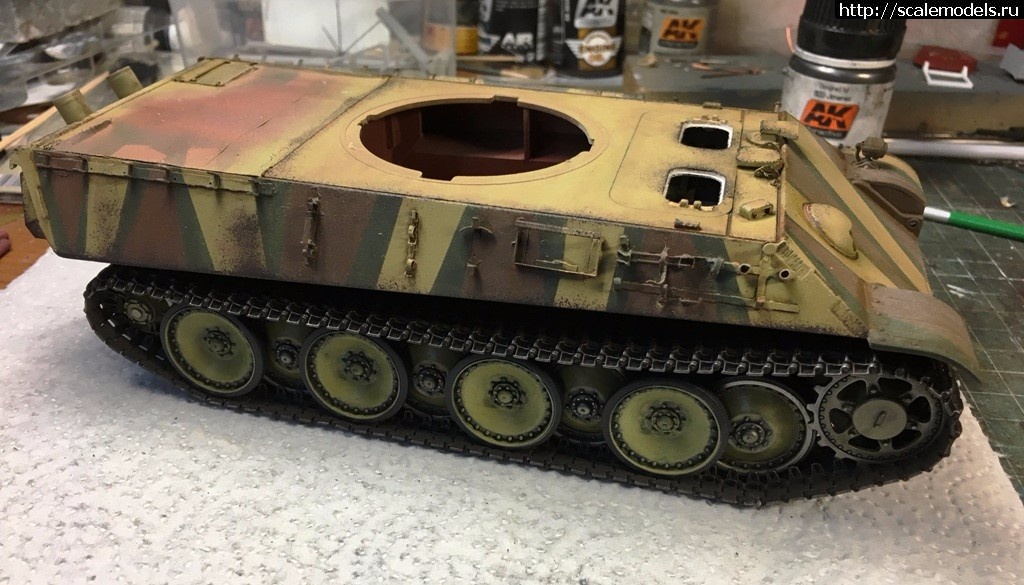 #1413413/ 5,5 cm Flakpanzer mit PzKpfw V Panther Ausf G -   
