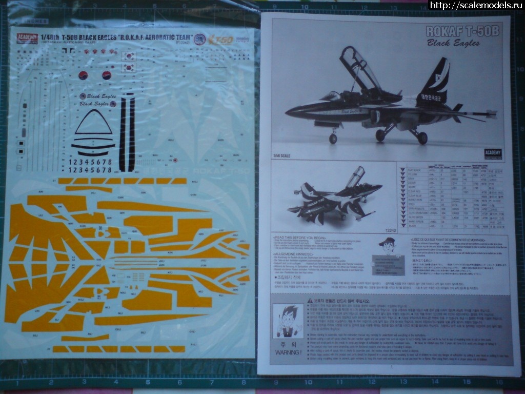 ROKAF T-50B Black Eagles Academy 1\48  