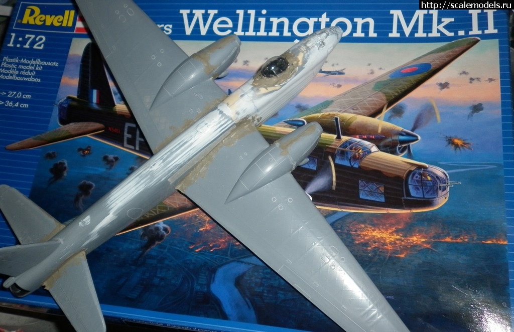 #1424676/ Vickers Wellington MkVI , Revell +Unicraft ,1 /72   