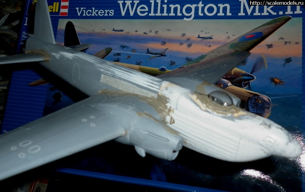 #1424676/ Vickers Wellington MkVI , Revell +Unicraft ,1 /72   