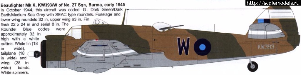 #1424919/ Tamiya 1/48 Bristol Beaufighter Mk.X(#11498) -   