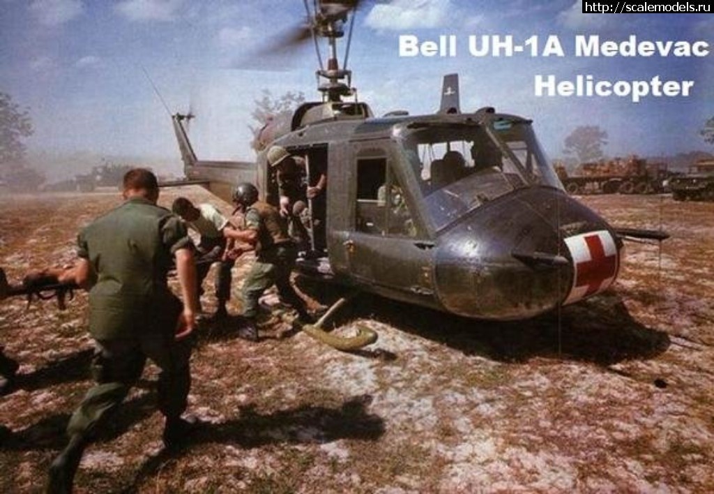 #1439832/ UH-1B Huey medevac  Hobby Boss !  