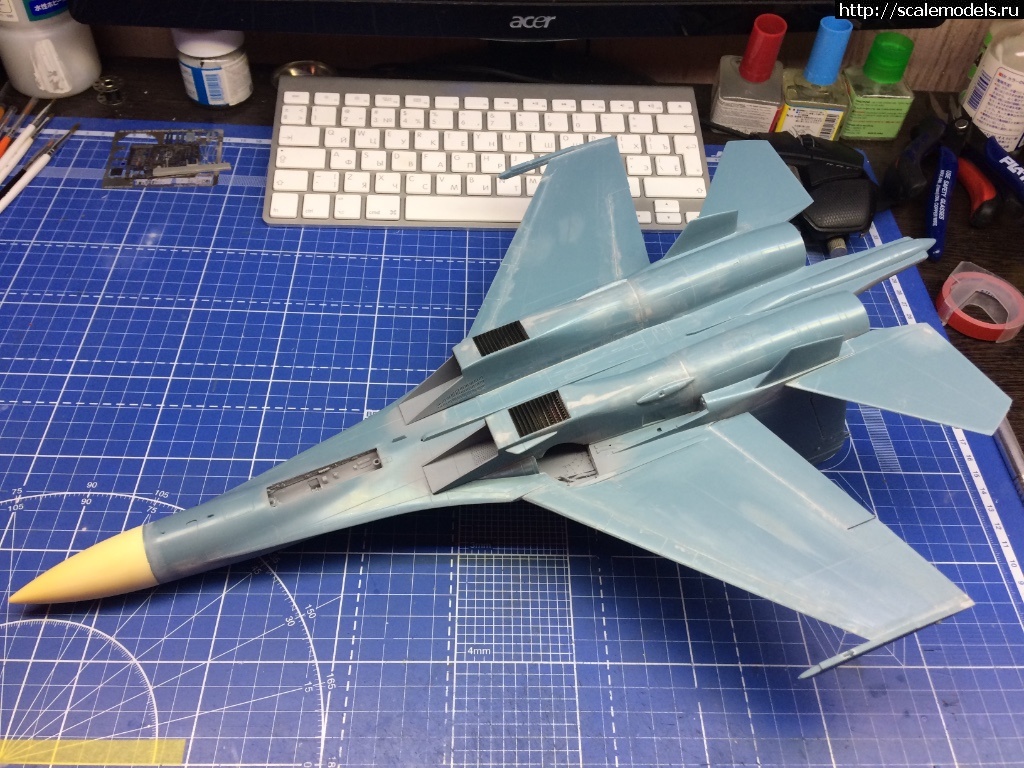 -27 Flanker B 1/48 Academy - !  