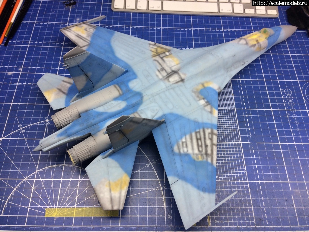 #1444291/ -27 Flanker B 1/48 Academy - !  