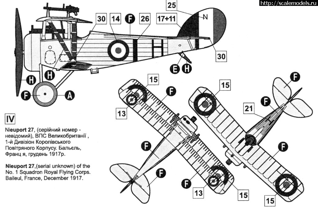 #1453152/ Nieuport 24, 24bis, 27 - 1:72 - Roden  