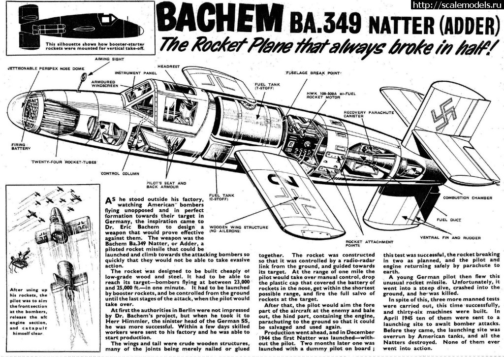 Re:  Grach 1/72 Ba.349  Natter/  Grach 1/72 Ba.349  Natter(#12037) -   