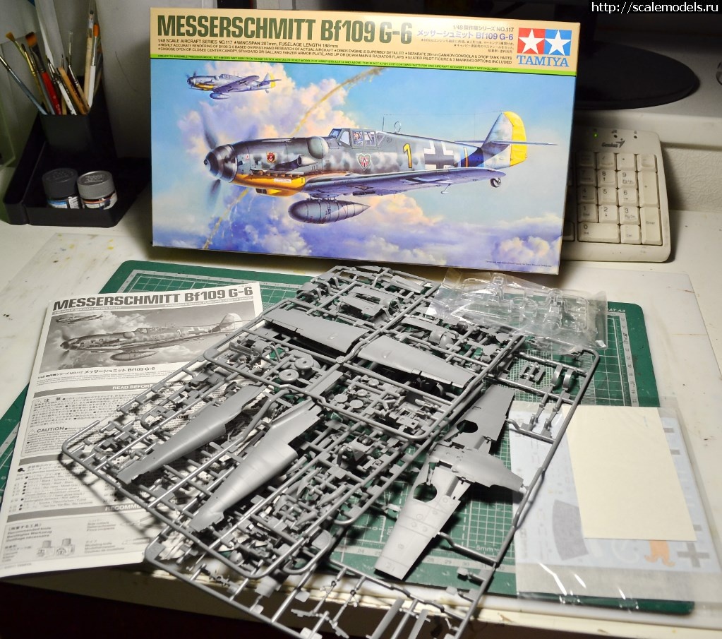 Bf 109 G-6 1/48 Tamiya . .  