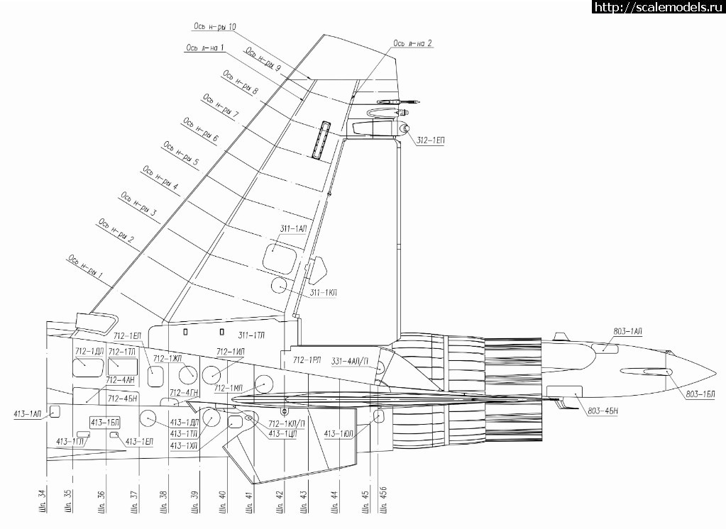 Су 35 чертеж