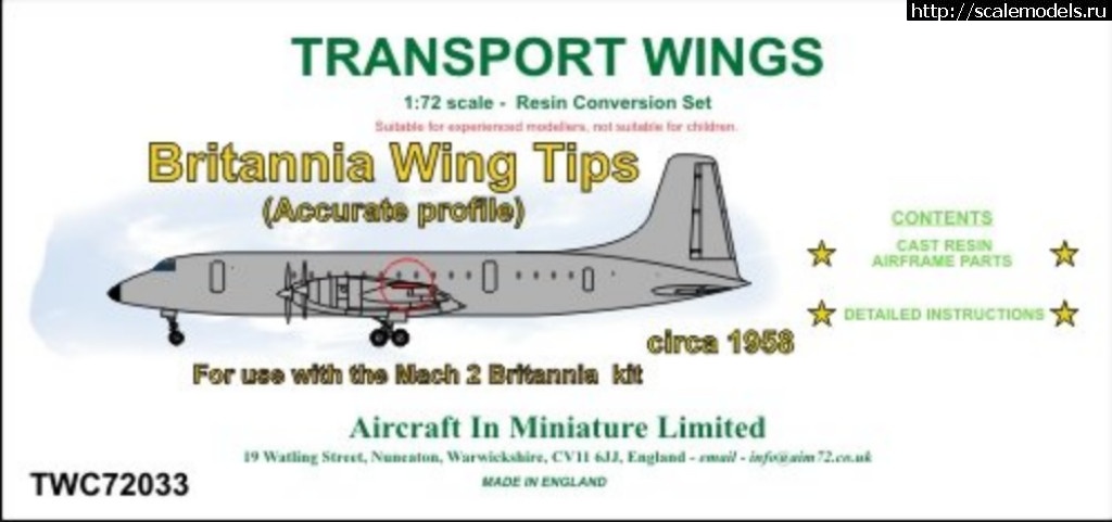 #1517322/ Bristol Britannia   1/72 ...(#12351) -   