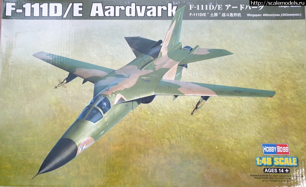 1/48 HobbyBoss F-111D/E Aardvark - !  