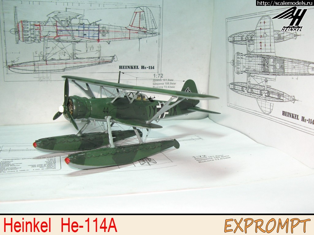 #1536365/ Heinkel He 114A  Mach2 1:72 -  !!!    