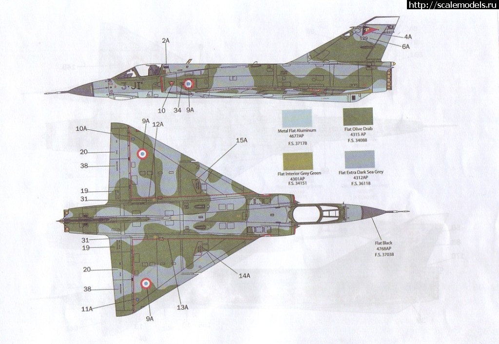Re: Italeri 1/32 Mirage III E/ Italeri 1/32 Mirage III E(#12953) -   