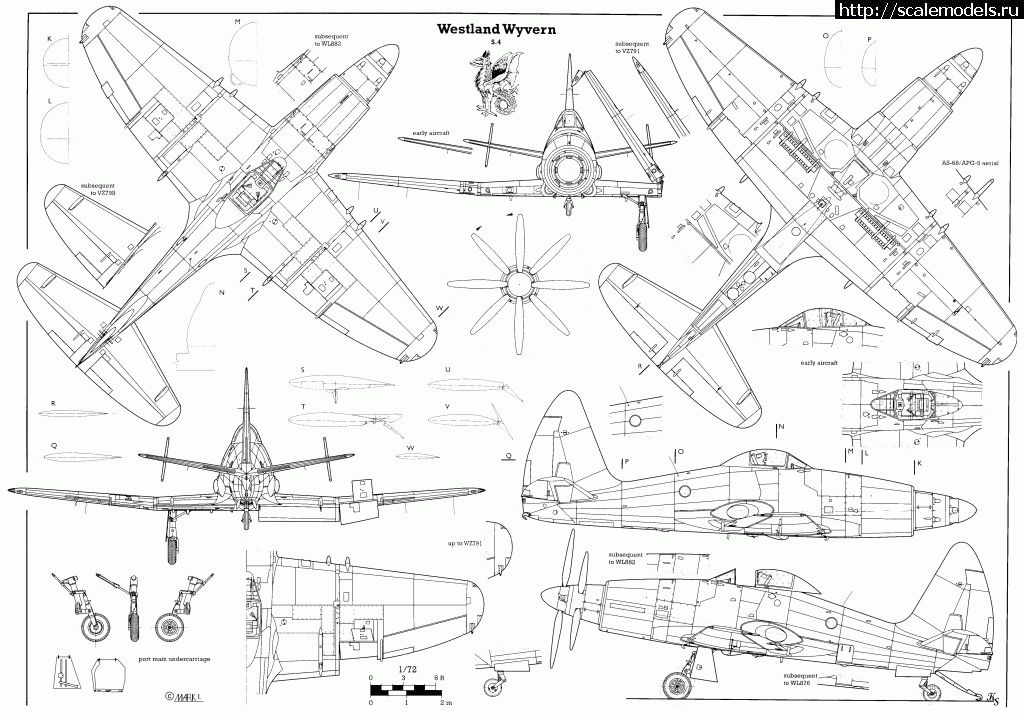 #1543104/ Trumpeter Westland Wyvern S.4 Early 1/48  