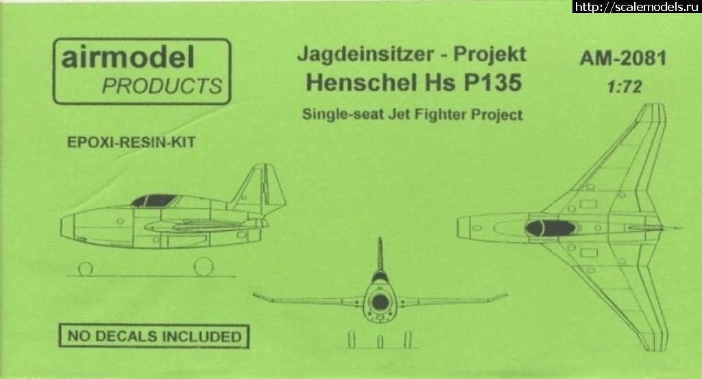 Pepelatz 1/72 Henschel Hs P. 135(#13726) -   