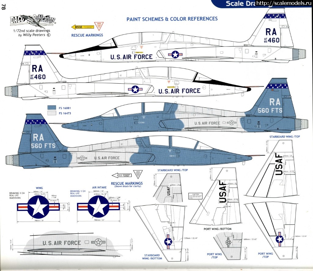 #1544660/ Northrop T-38 Talon, F-20 Tigershark,...(#2914) -   