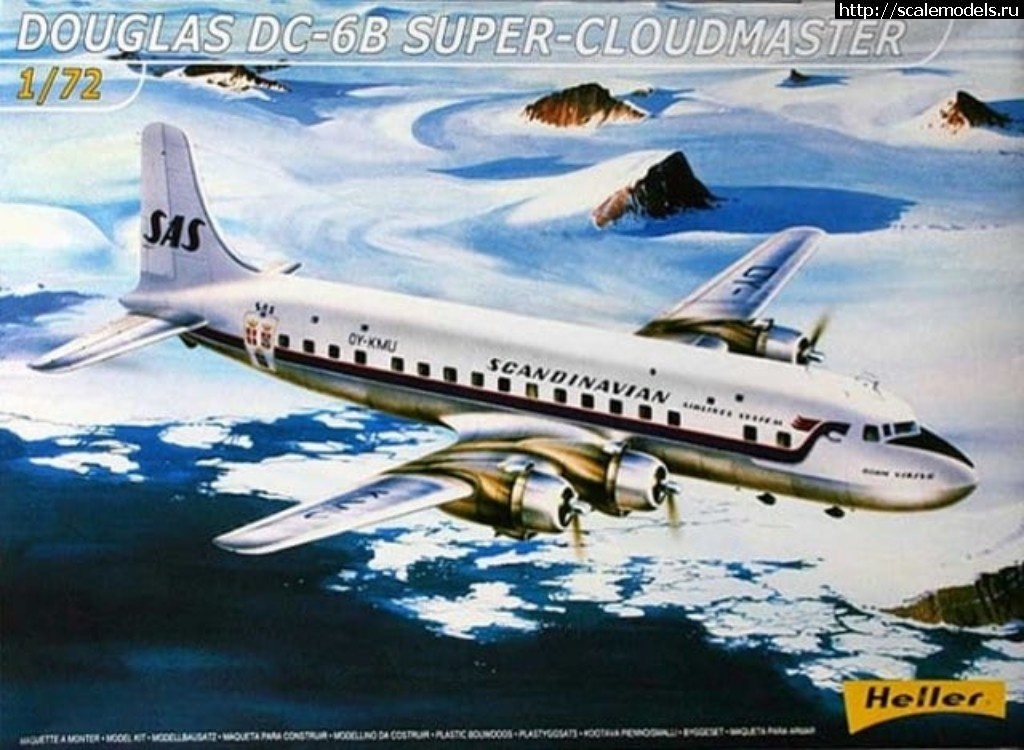 Douglas DC-6B Super Cloudmaster 1 : 72 Heller  