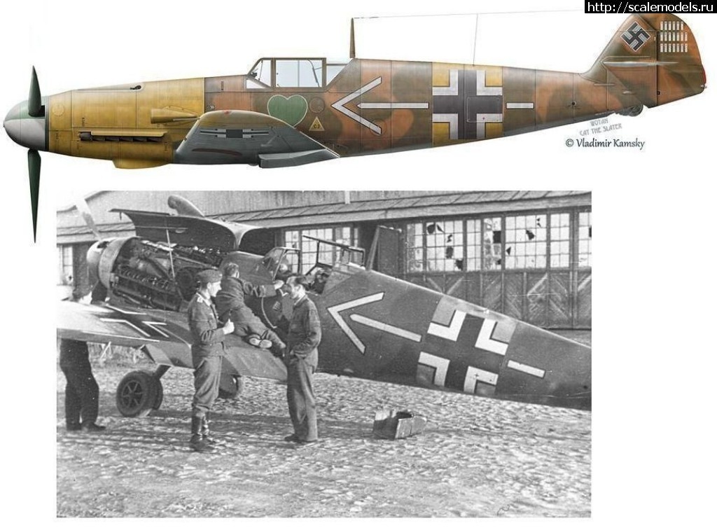 #1558802/ Bf-109F-2 1/48   