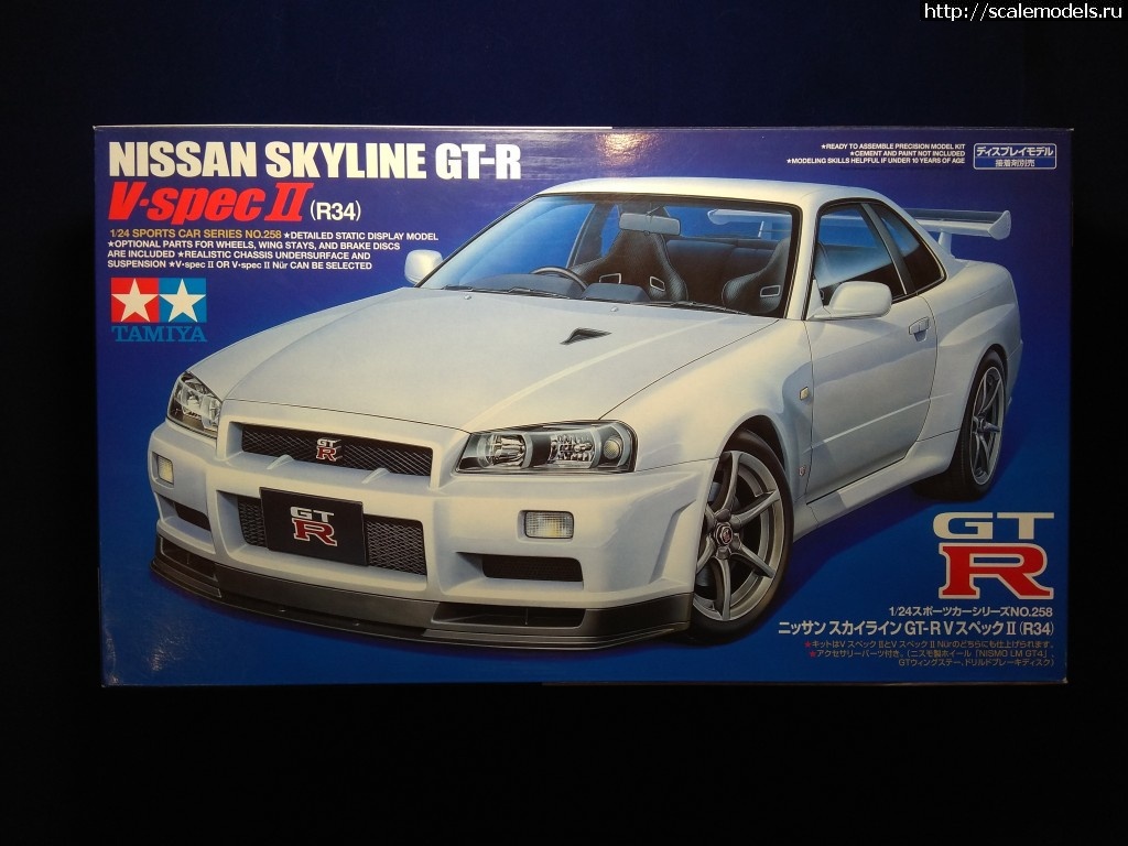 Nissan Skyline GT-R V-spec II (R34) Tamiya 1/24  