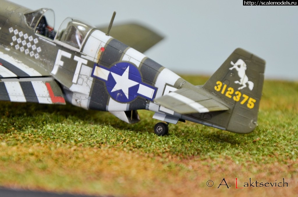 #1580026/ Academy 1/72 P-51B-1 Mustang(#13537) -   