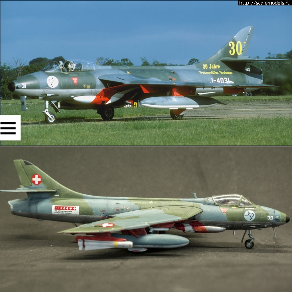 #1585517/ Revell 1/72 Hawker Hunter F.58 (Patr...(#13636) -   