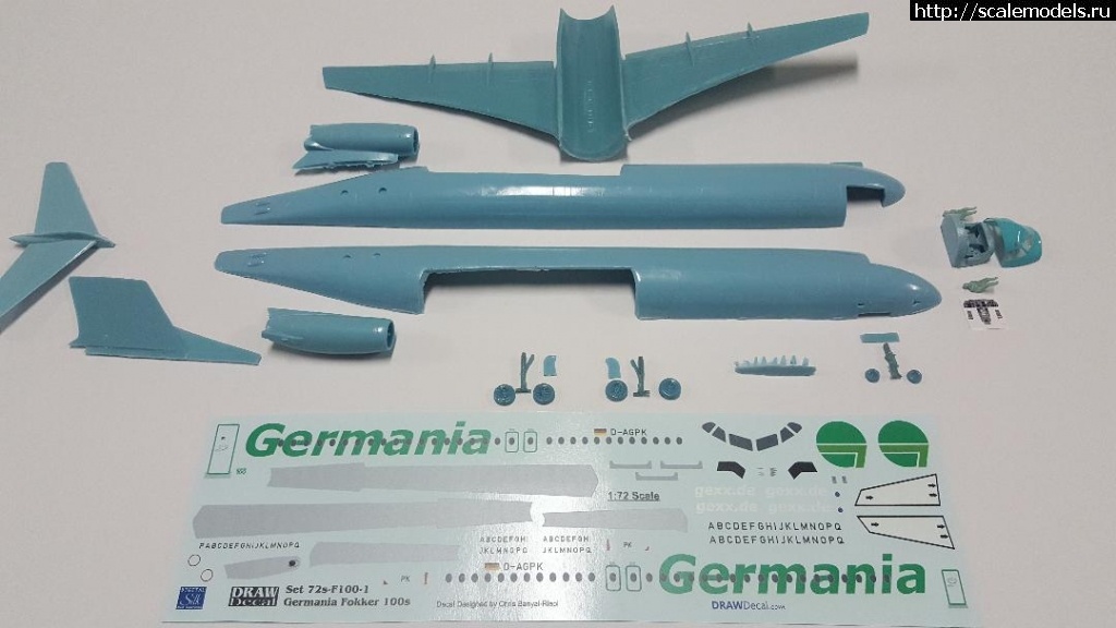 #1587500/  Replica by JC 1/72 Fokker F 28(#11221) -   