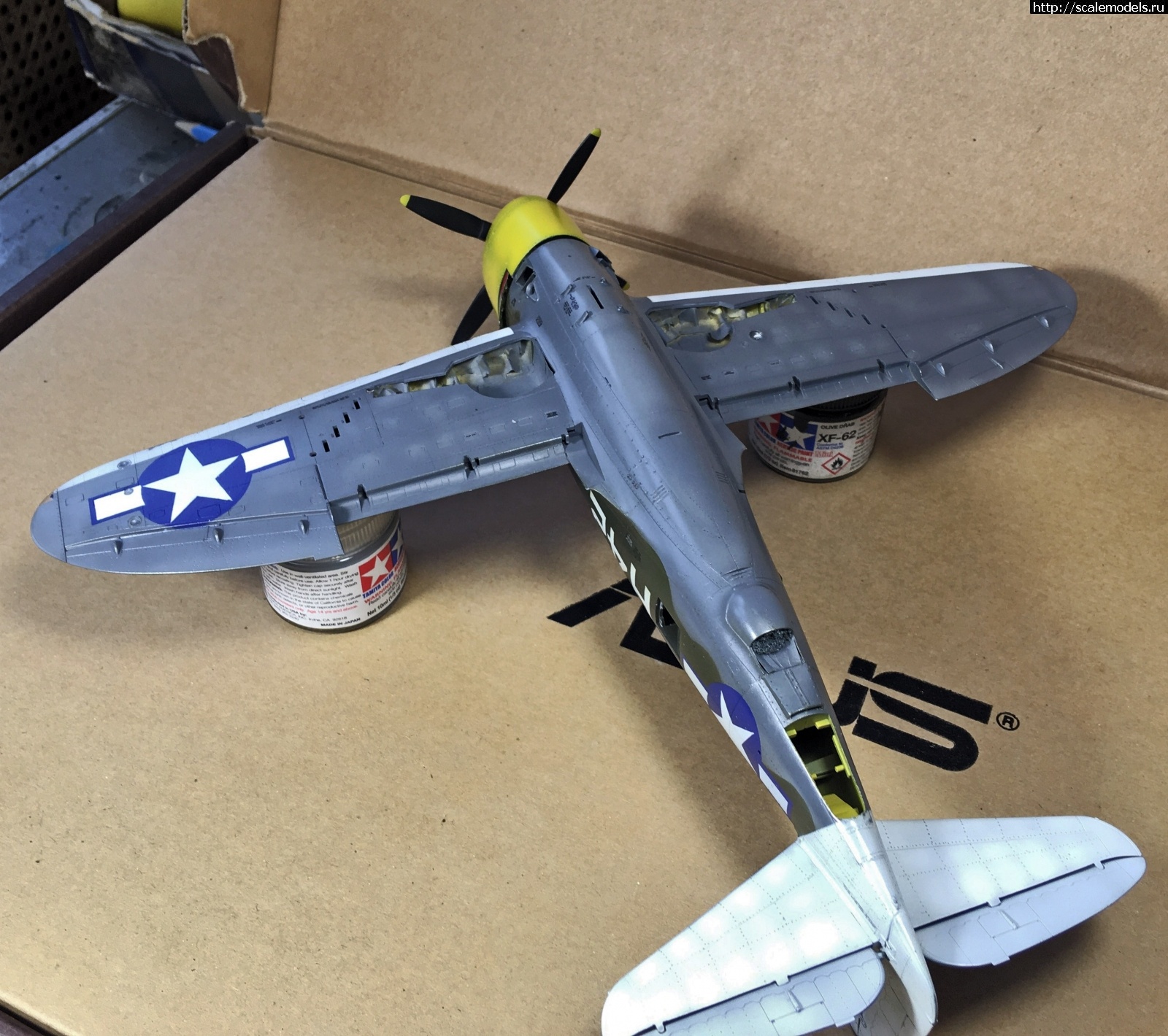 #1596235/ Tamiya 1/48 P-47,D-16. Thunderbolt.    .  