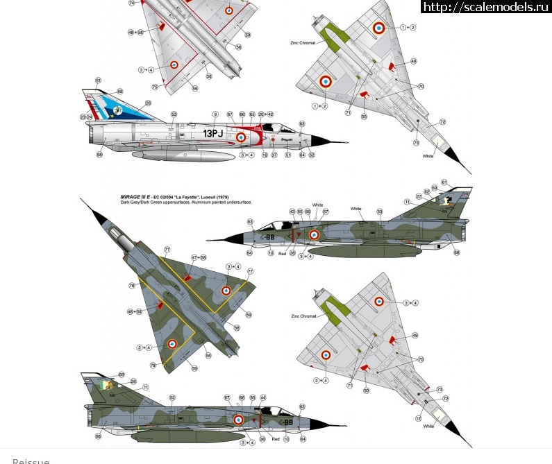 #1607273/   Dassault Mirage IIIE 1/72 ModelSvit   