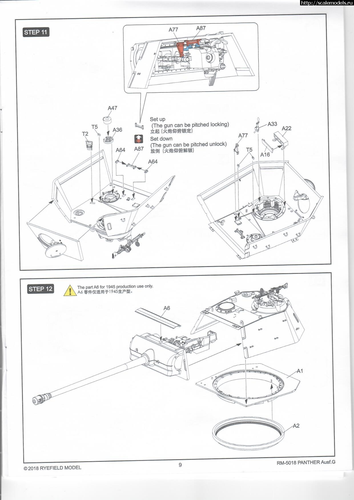 Panther Ausf.G   Ryefield model (RFM) - !!!  