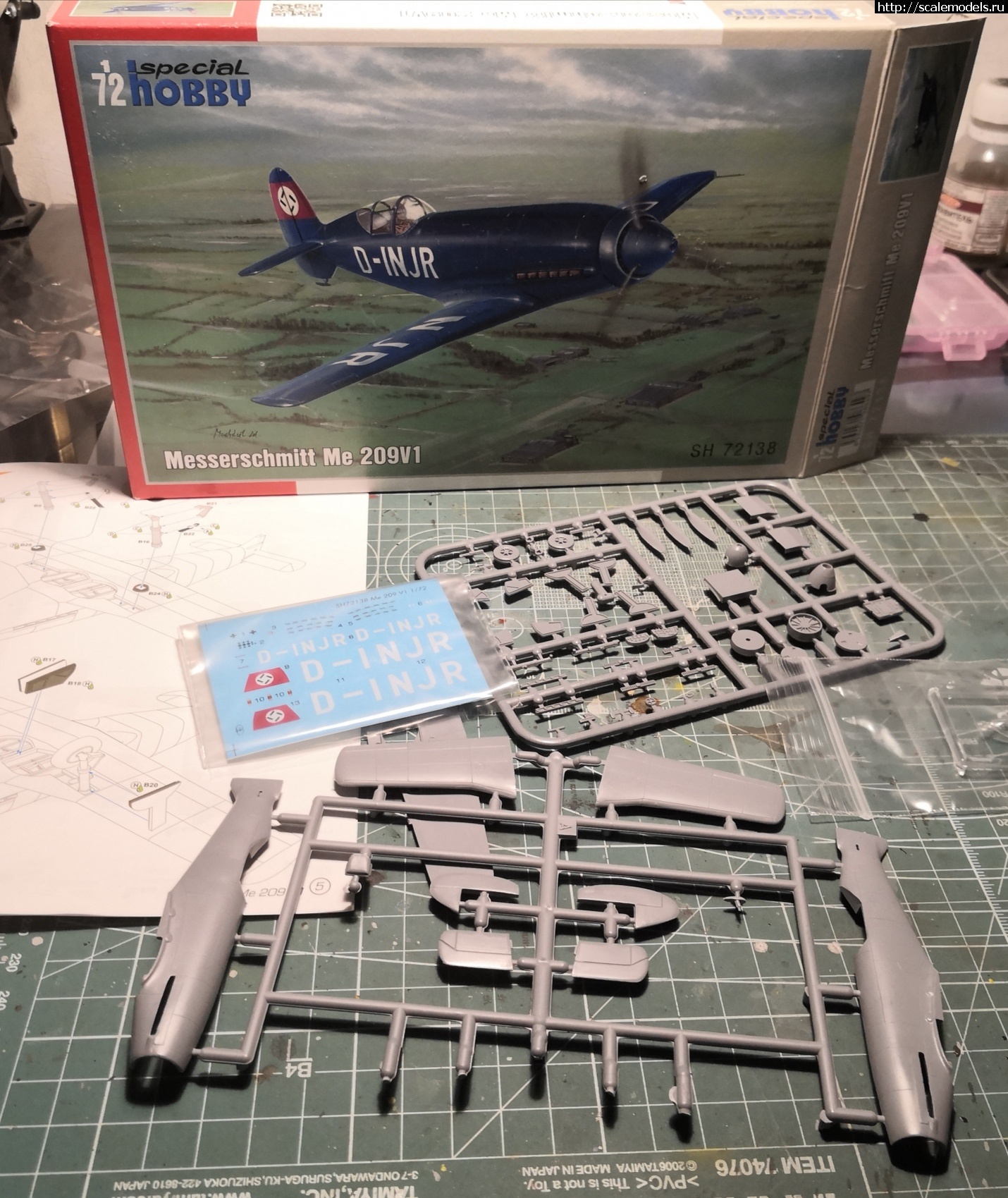 Messerschmitt Me-209v1 (Special hobby) 1/72  .  