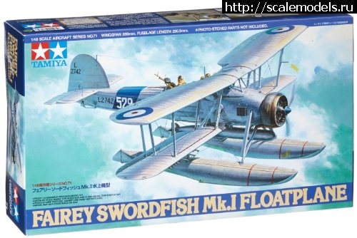  1/48 Tamiya 61071 fairey swordfish MK.I floatplane  