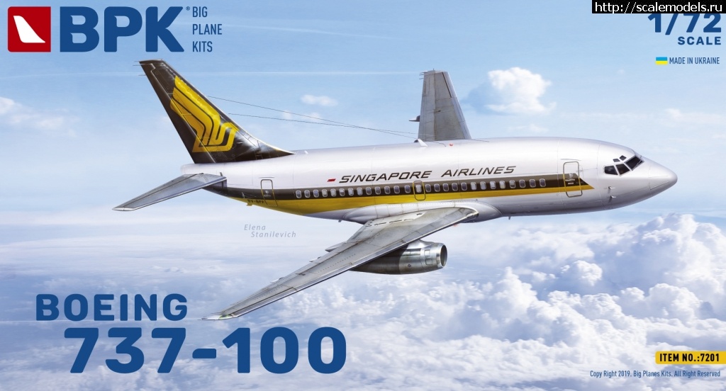  BPK/Big Planes Kits 1/72 Boeing-737-200/ 737-200 1:72  