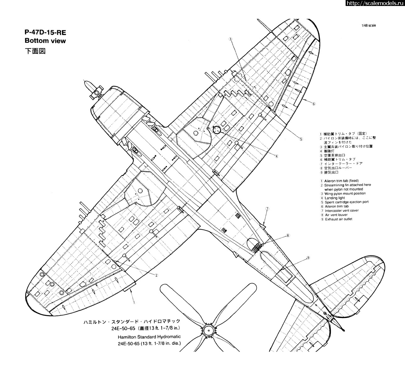 #1643929/ Tamiya 1/48 P-47D.Thunderbolt.   . 2.  