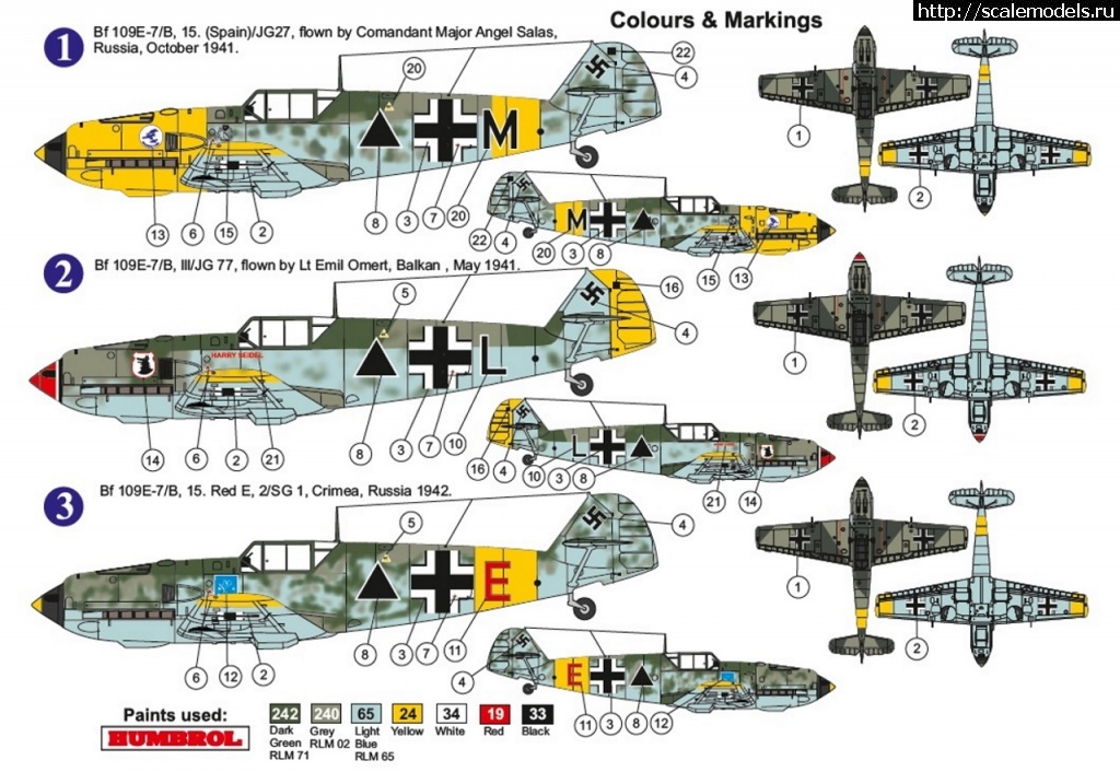 #1652593/  Bf-109  1/72  
