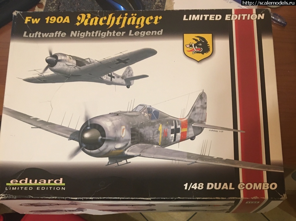 Eduard 1/48 Fw 190A-8/R11 Nachtjager -    