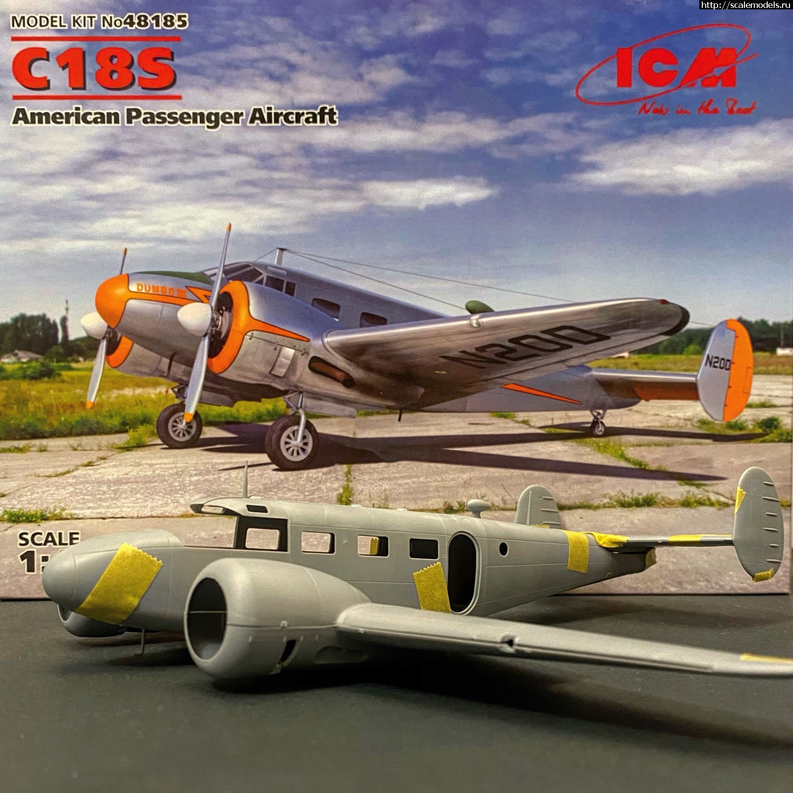 C-45 BEECHCRAFT 1/48 ICM  