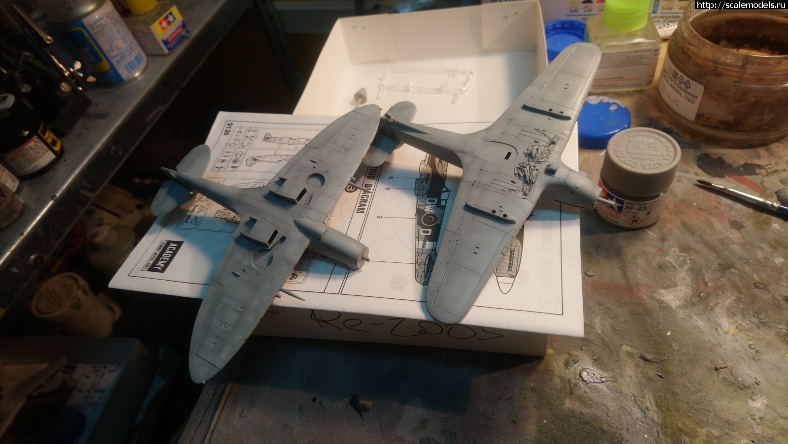 #1677170/ Spitfire Mk. XIV 1/72 Academy   